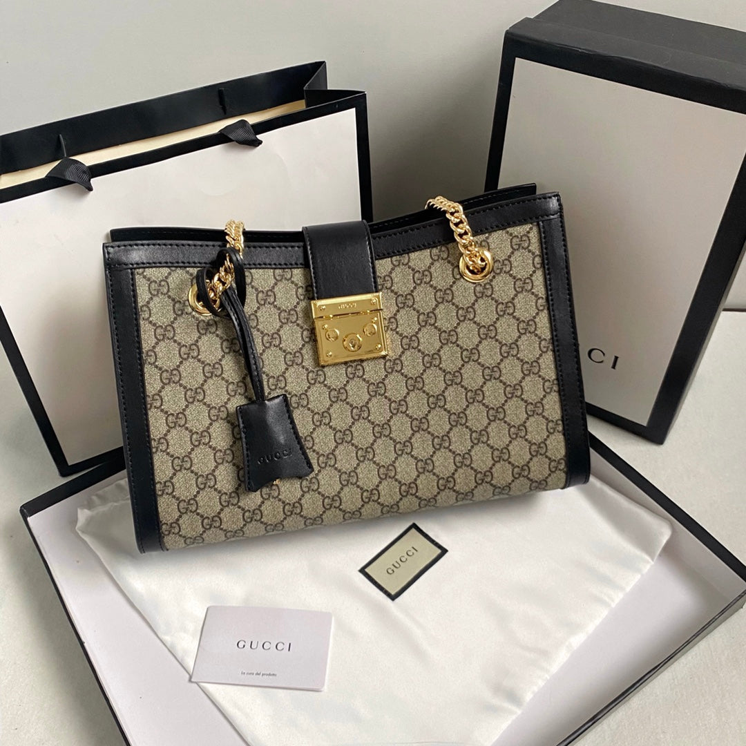 Premium Tote Bag mit Kettenhenkel