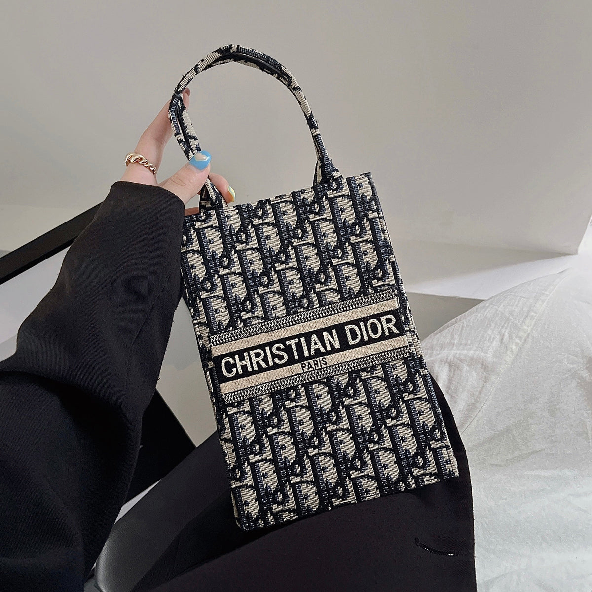 Klassische Tote Bag mit Crossbody-Riemen