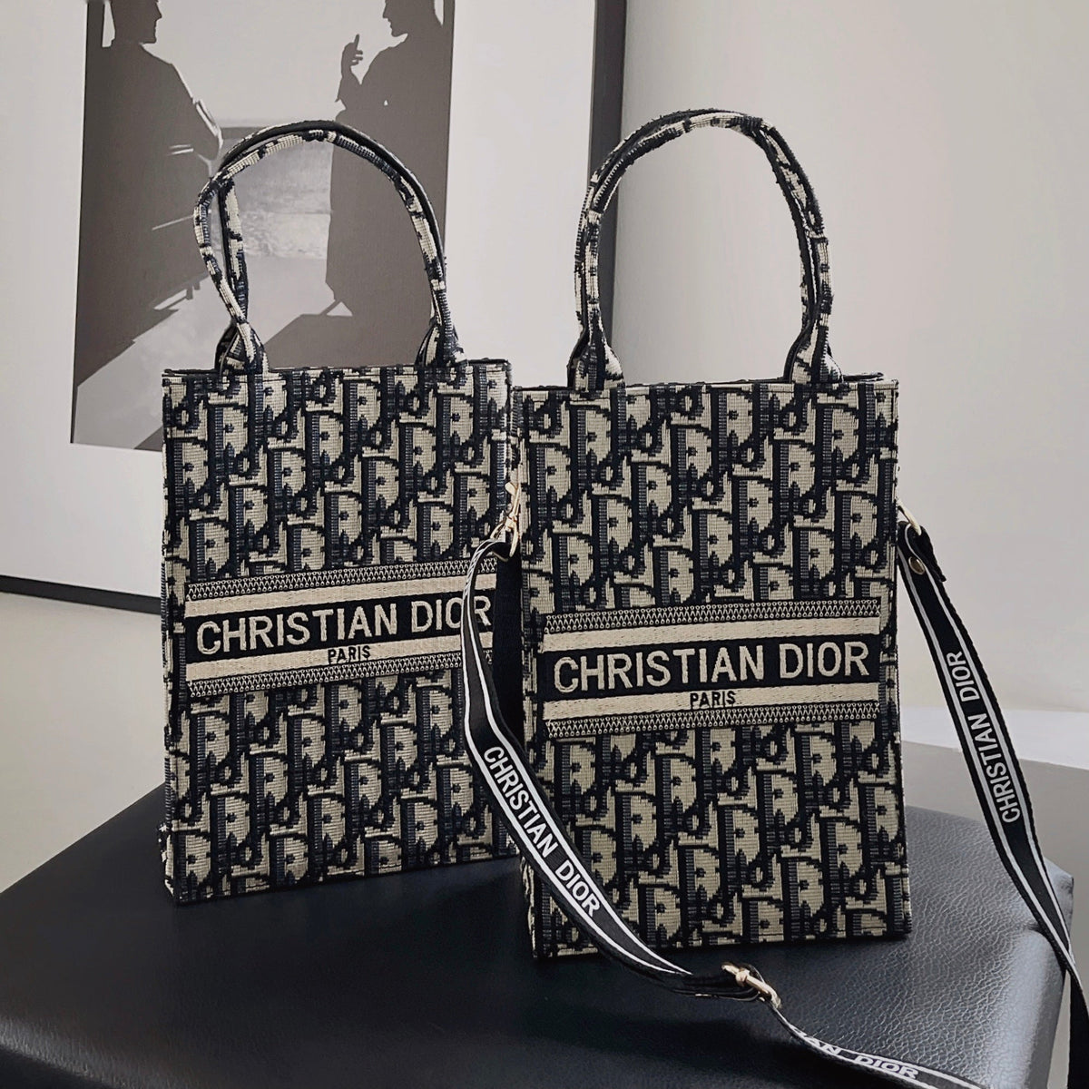 Klassische Tote Bag mit Crossbody-Riemen
