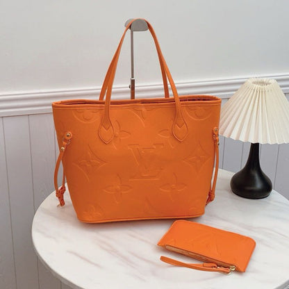 Neverfull MM Denim Tote Bag