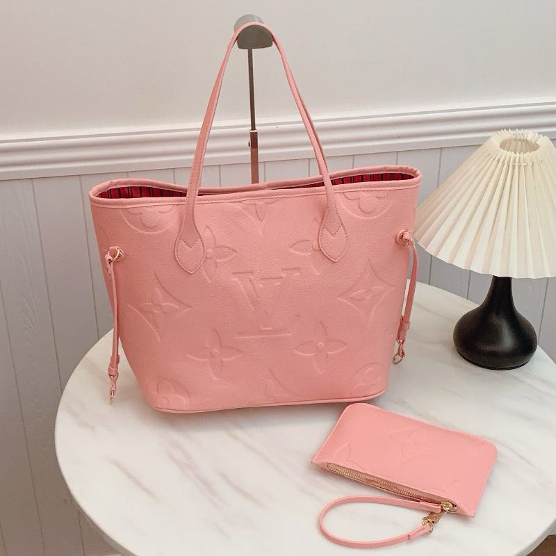 Neverfull MM Denim Tote Bag
