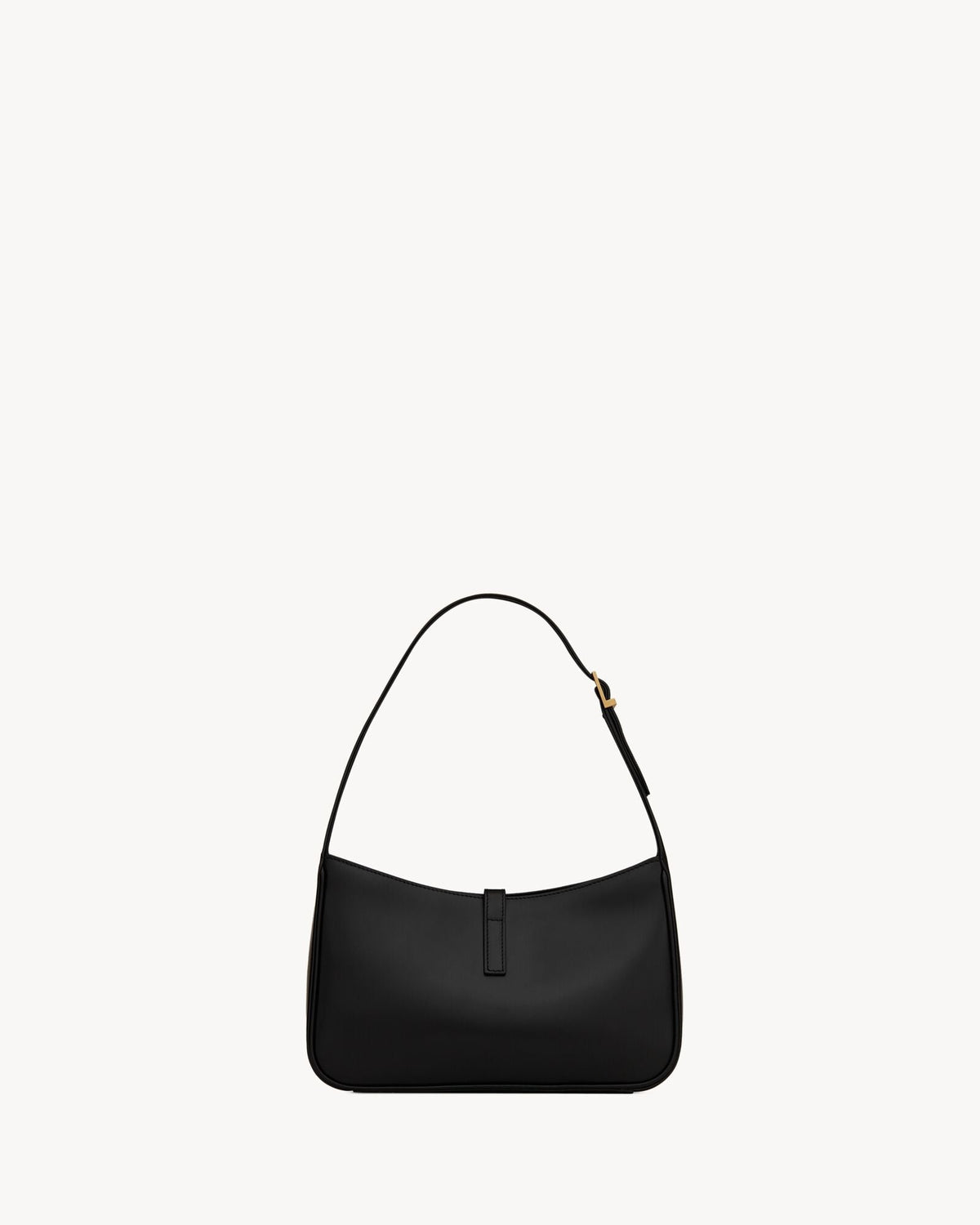 Glatte Leder-Hobo-Schultertasche