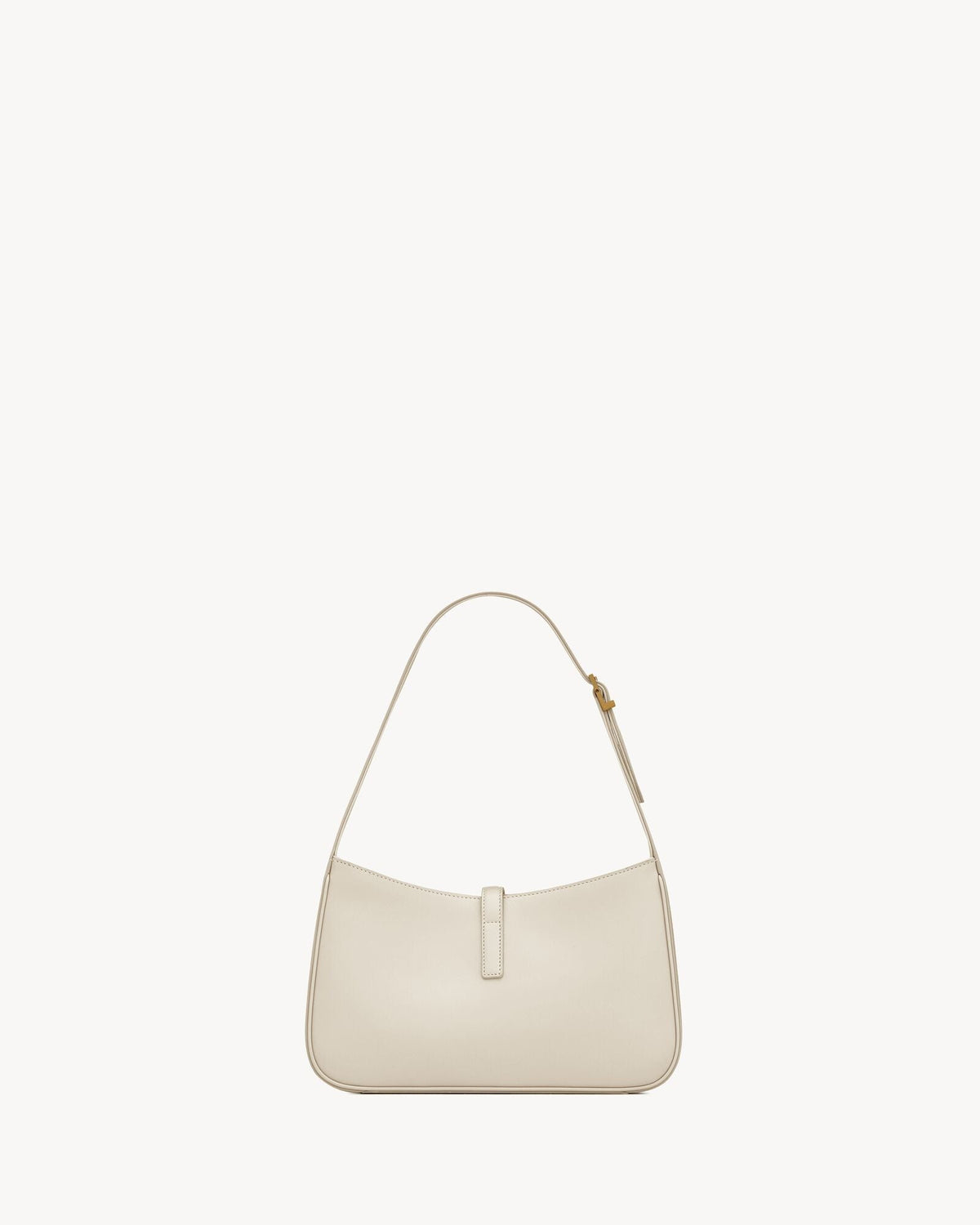 Glatte Leder-Hobo-Schultertasche