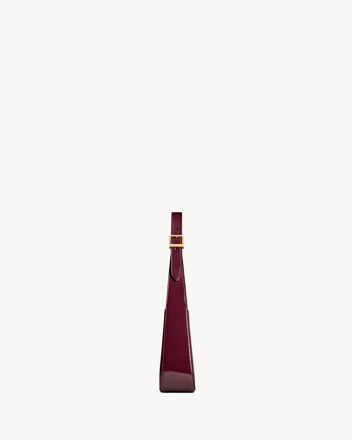 Glatte Leder-Hobo-Schultertasche