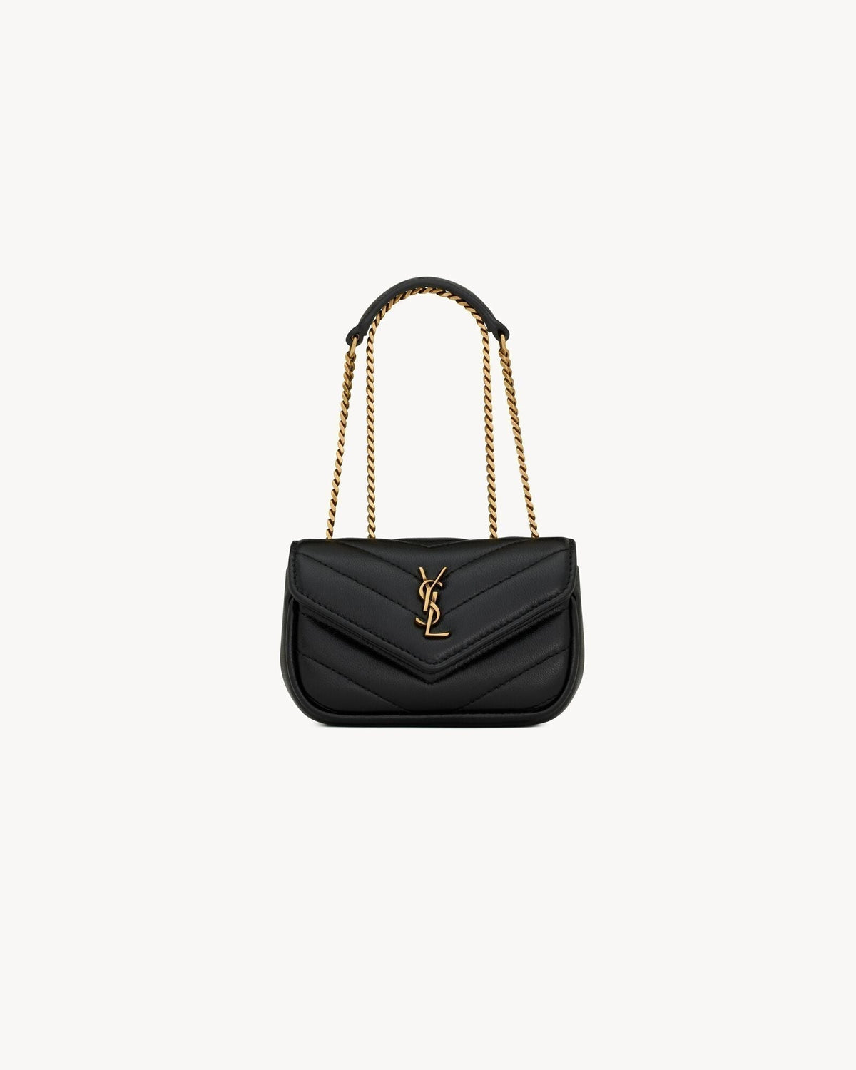 Mini-Kettenhandtasche mit verstellbarem Riemen