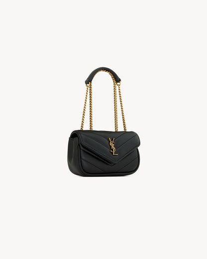 Mini-Kettenhandtasche mit verstellbarem Riemen