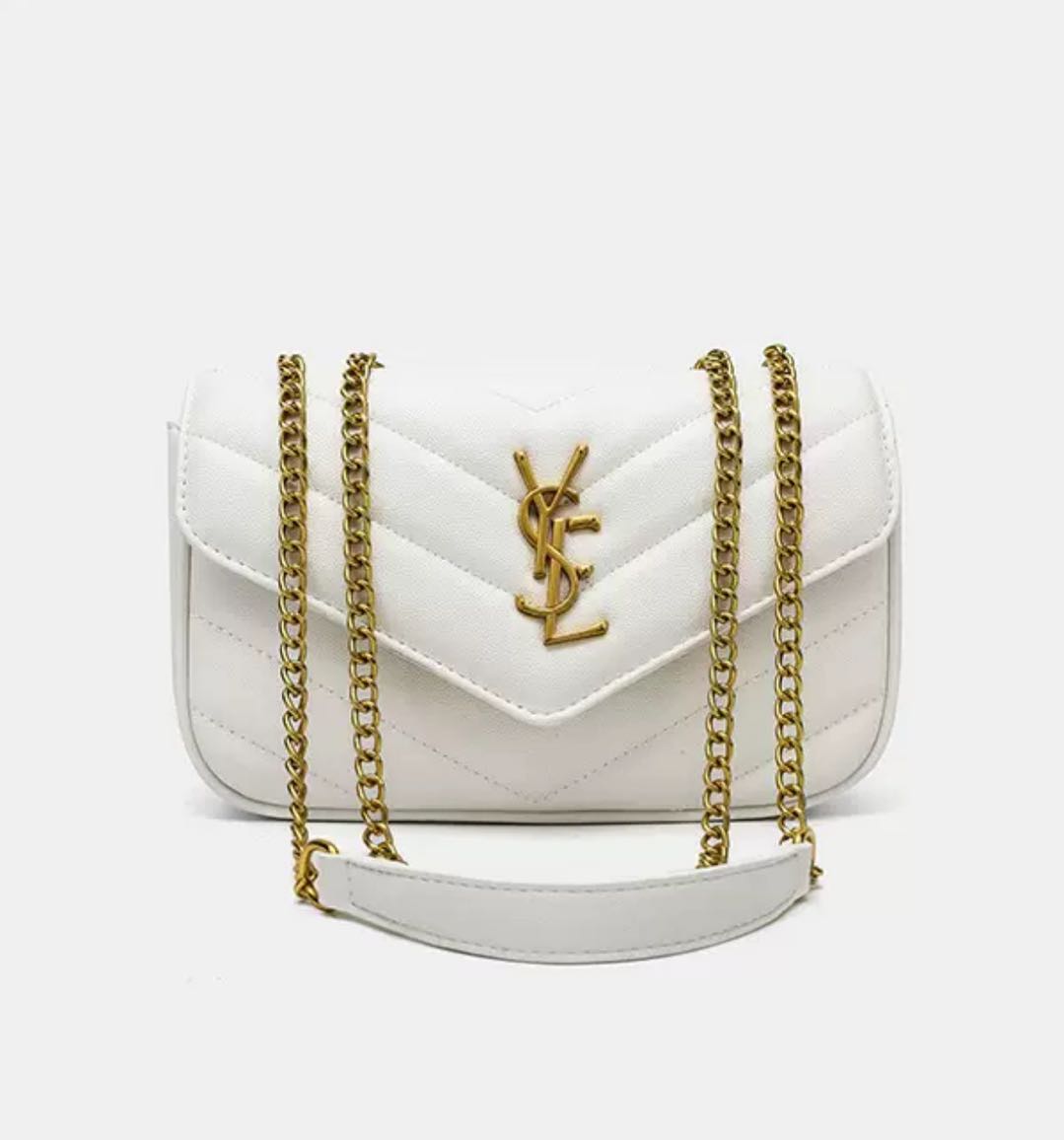 Mini-Kettenhandtasche mit verstellbarem Riemen