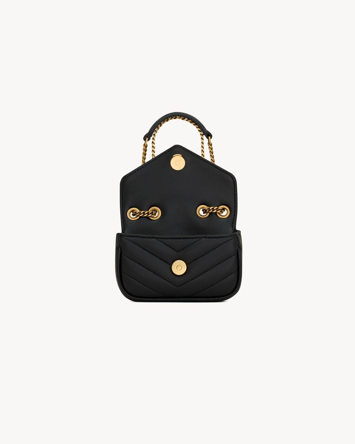 Mini-Kettenhandtasche mit verstellbarem Riemen