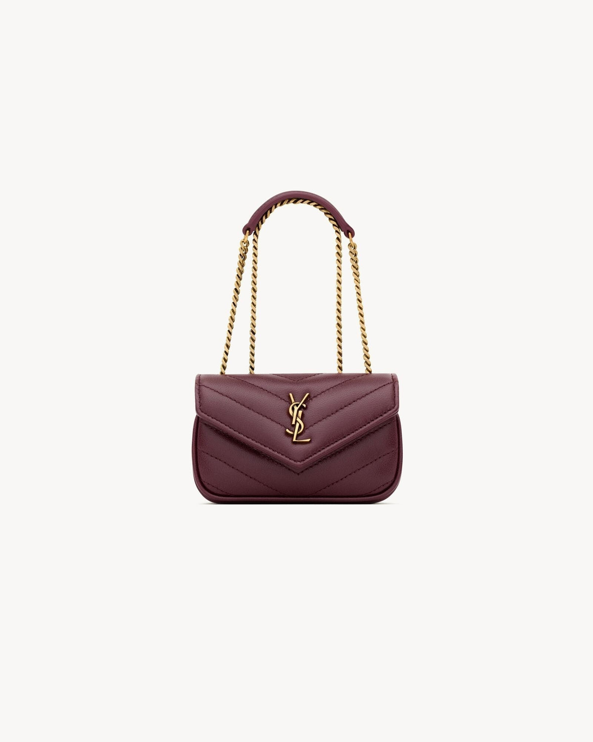 Mini-Kettenhandtasche mit verstellbarem Riemen