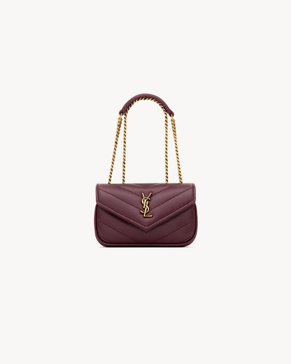 Mini-Kettenhandtasche mit verstellbarem Riemen