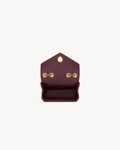 Mini-Kettenhandtasche mit verstellbarem Riemen