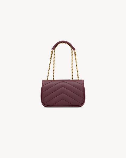Mini-Kettenhandtasche mit verstellbarem Riemen