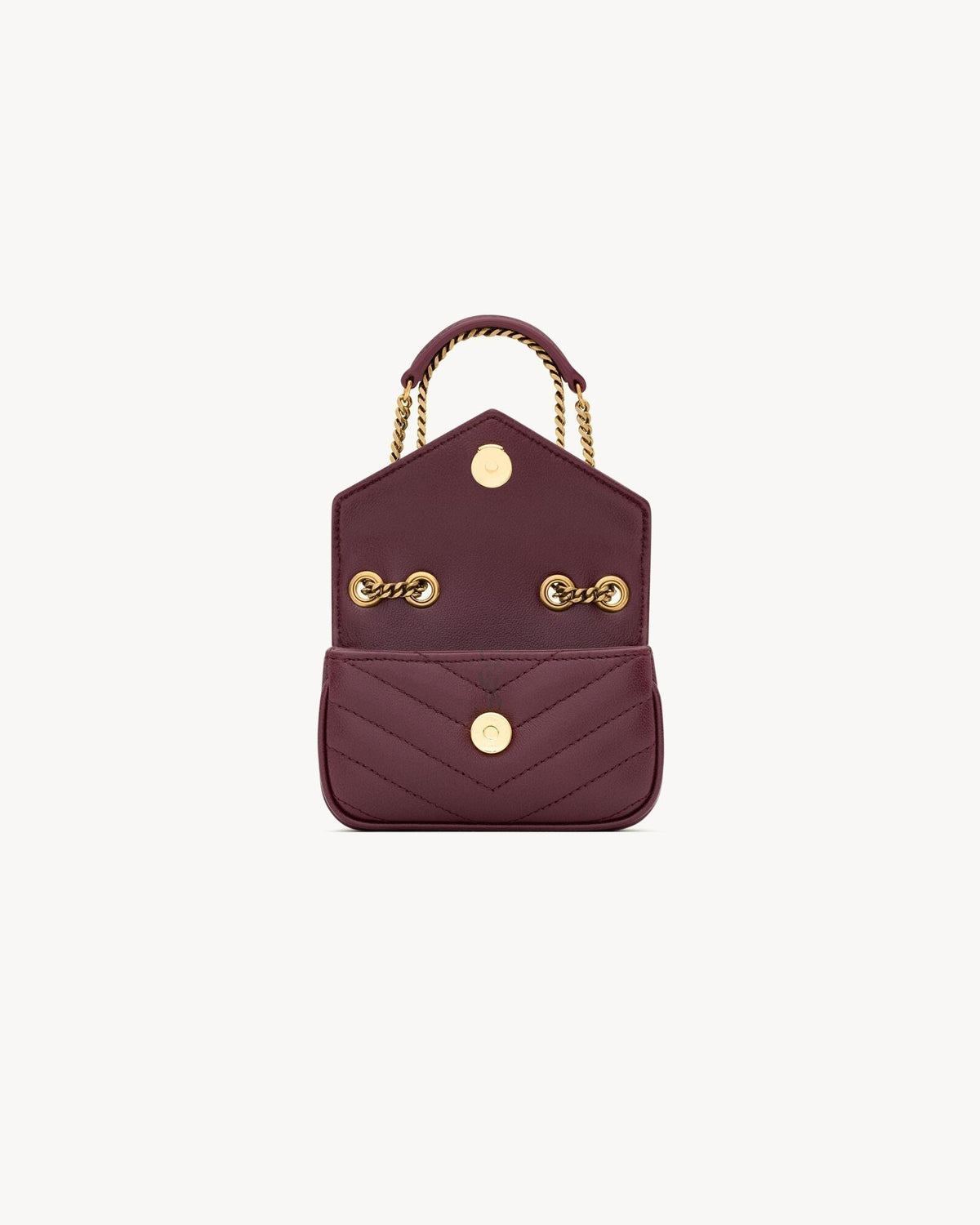 Mini-Kettenhandtasche mit verstellbarem Riemen
