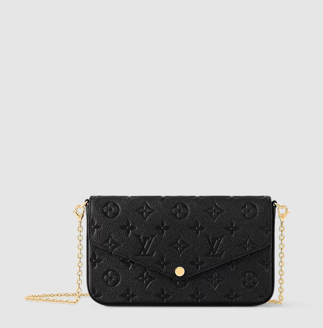 Pochette Félicie – Monogram Empreinte in Schwarz – Originalansicht 1