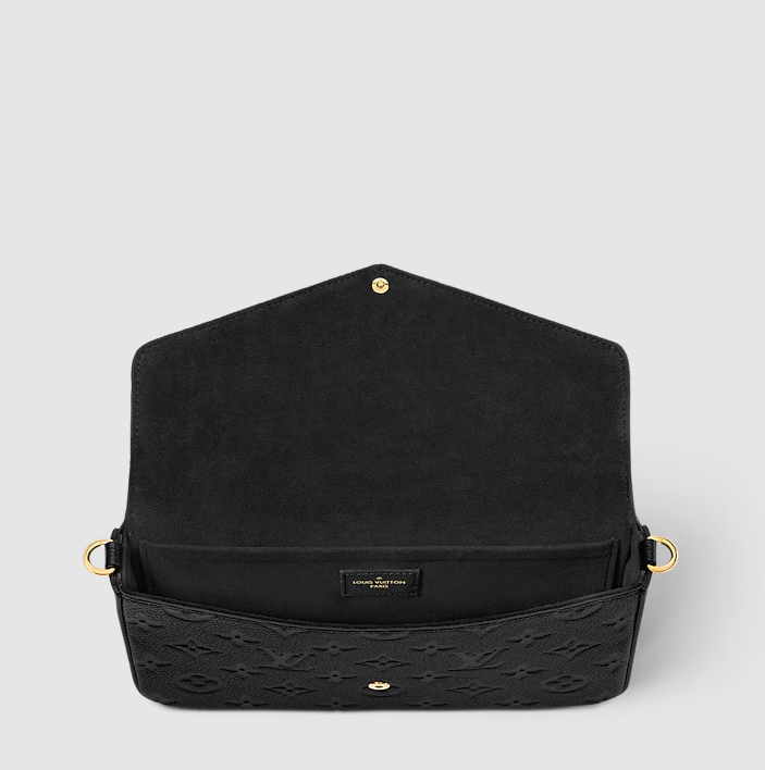 Pochette Félicie – Monogram Empreinte in Schwarz – Originalansicht 3