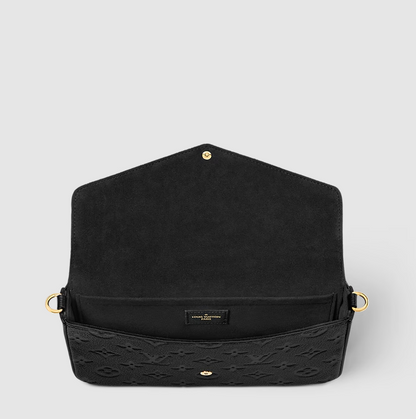 Pochette Félicie – Monogram Empreinte in Schwarz – Originalansicht 3