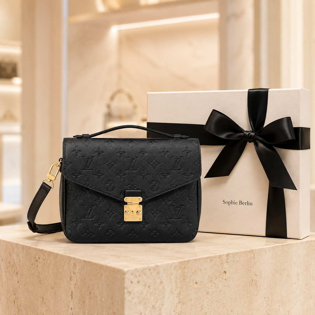 Pochette Metis Schwarz Luxus-Profilfoto