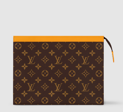 Pochette Voyage MM – Monogramm in Gelb – Originalansicht 1