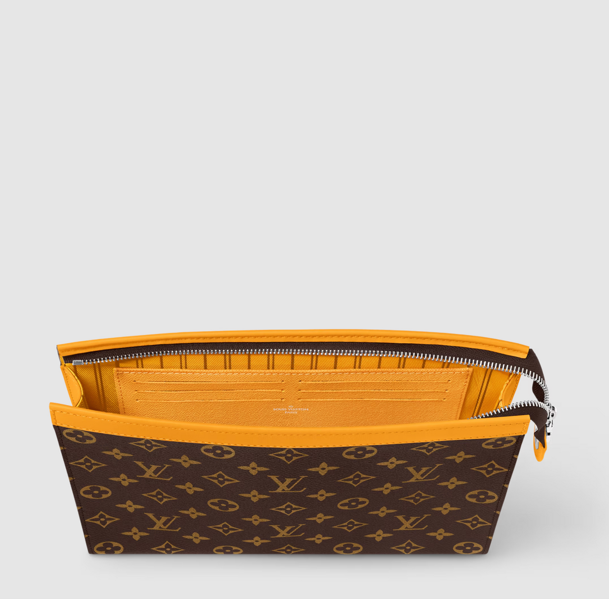 Pochette Voyage MM – Monogramm in Gelb – Originalansicht 3