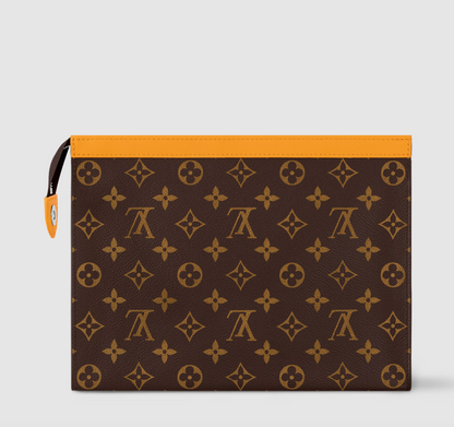 Pochette Voyage MM – Monogramm in Gelb – Originalansicht 4