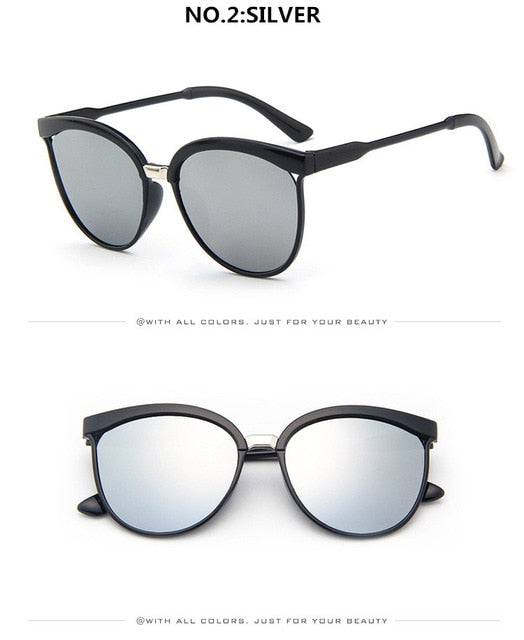 Klassische Retro Cat-Eye Sonnenbrille – Ansicht 11