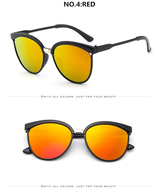 Klassische Retro Cat-Eye Sonnenbrille – Ansicht 8