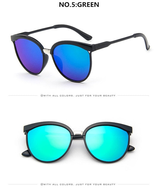 Klassische Retro Cat-Eye Sonnenbrille – Ansicht 3