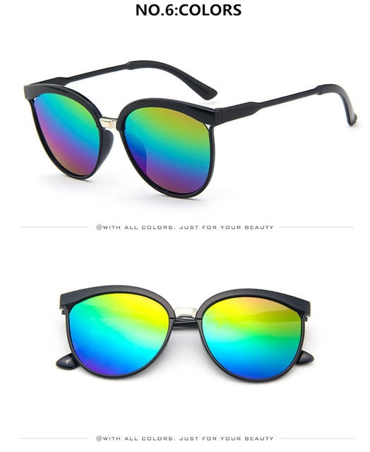 Klassische Retro Cat-Eye Sonnenbrille – Ansicht 6