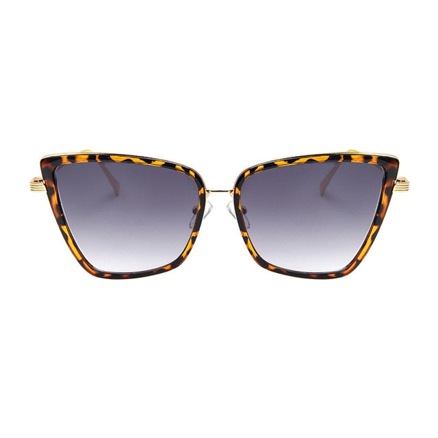 Vintage Cat-Eye Metallsonnenbrille UV400 – Ansicht 4