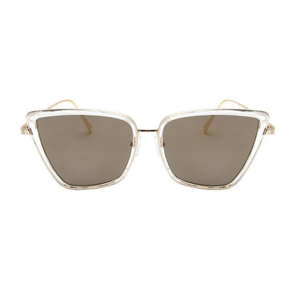 Vintage Cat-Eye Metallsonnenbrille UV400 – Ansicht 3