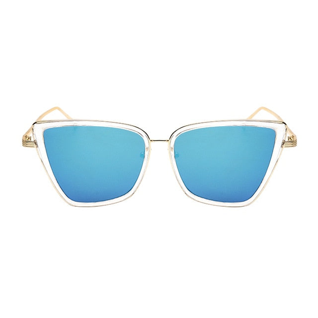 Vintage Cat-Eye Metallsonnenbrille UV400 – Ansicht 5
