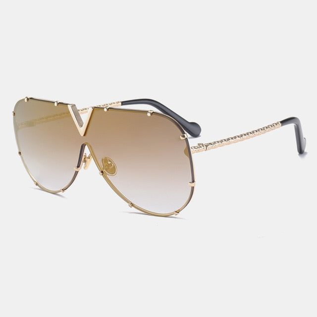 Oversize Metall-Sonnenbrille MS678 – Ansicht 5