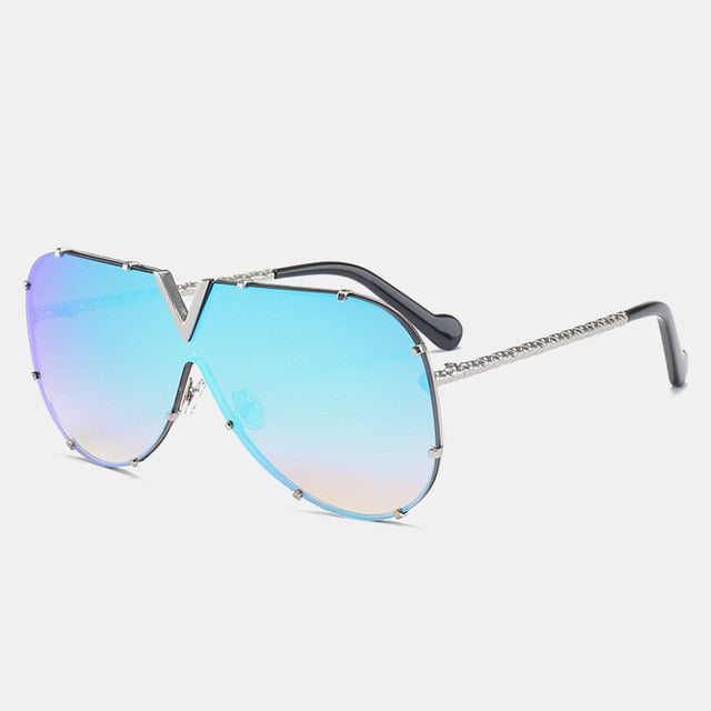 Oversize Metall-Sonnenbrille MS678 – Ansicht 7