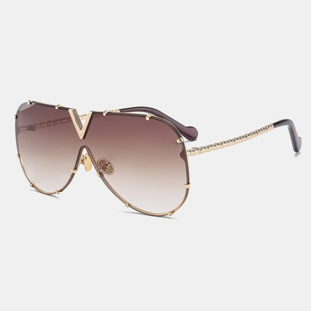Oversize Metall-Sonnenbrille MS678 – Ansicht 4