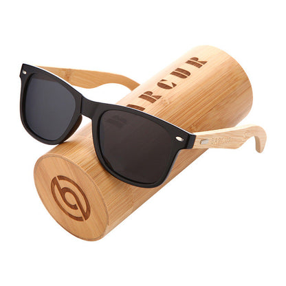 Polarisierte Bambus-Sonnenbrille – Ansicht 11