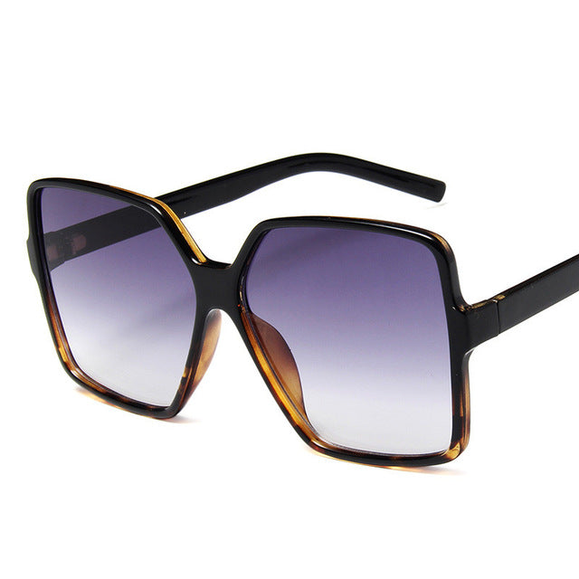 Oversize Damen-Sonnenbrille mit Farbverlauf UV400 – Ansicht 10