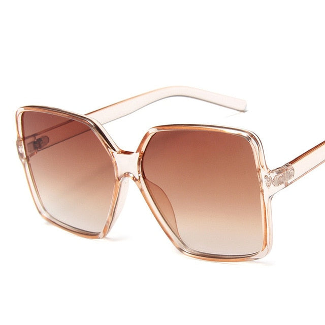 Oversize Damen-Sonnenbrille mit Farbverlauf UV400 – Ansicht 11