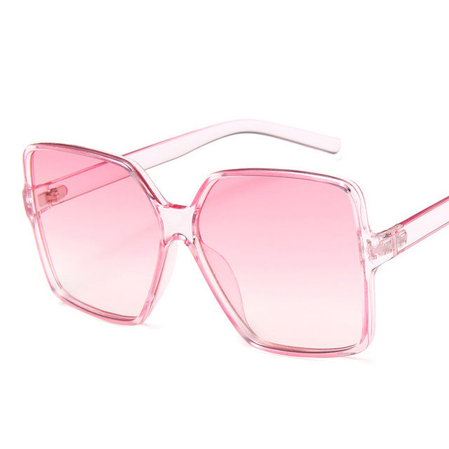 Oversize Damen-Sonnenbrille mit Farbverlauf UV400 – Ansicht 8