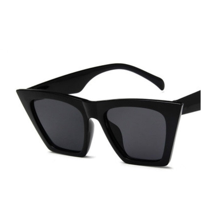 Farbenfrohe Cat-Eye Square-Sonnenbrille UV400 – Ansicht 9