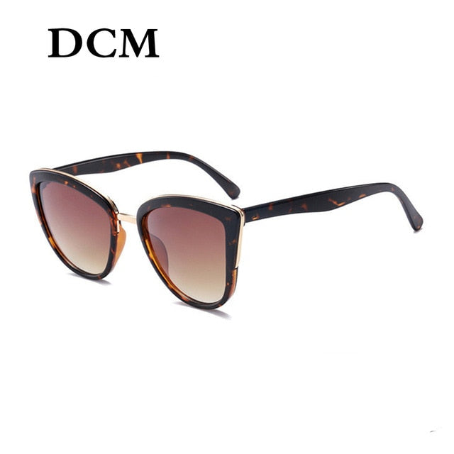 Vintage Cat-Eye Sonnenbrille mit Farbverlauf – Ansicht 4
