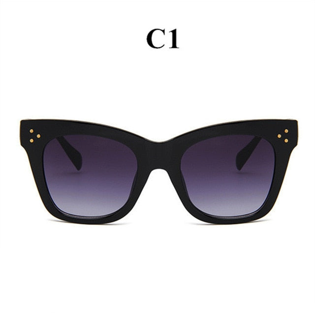 Oversize Cat-Eye Sonnenbrille mit Farbverlauf – Ansicht 12