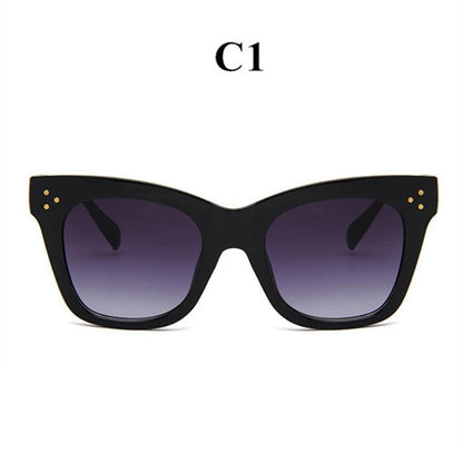 Oversize Cat-Eye Sonnenbrille mit Farbverlauf – Ansicht 12