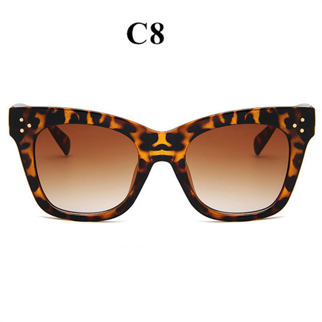 Oversize Cat-Eye Sonnenbrille mit Farbverlauf – Ansicht 2