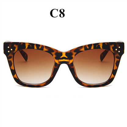 Oversize Cat-Eye Sonnenbrille mit Farbverlauf – Ansicht 2