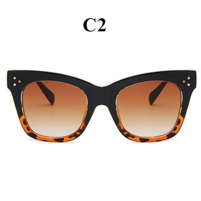 Oversize Cat-Eye Sonnenbrille mit Farbverlauf – Ansicht 8