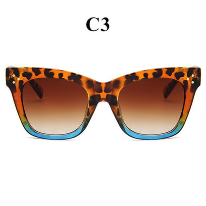 Oversize Cat-Eye Sonnenbrille mit Farbverlauf – Ansicht 3