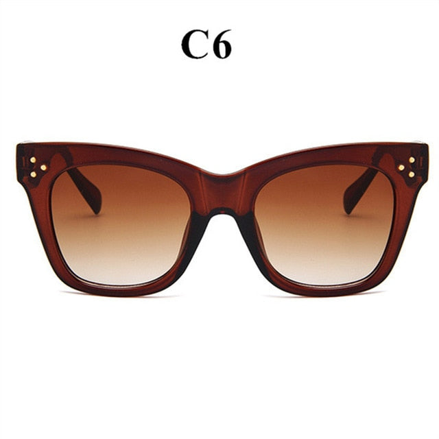 Oversize Cat-Eye Sonnenbrille mit Farbverlauf – Ansicht 10