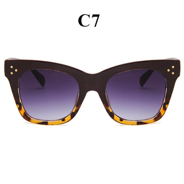 Oversize Cat-Eye Sonnenbrille mit Farbverlauf – Ansicht 6
