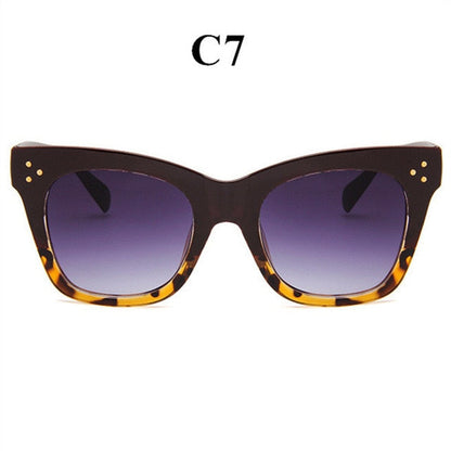 Oversize Cat-Eye Sonnenbrille mit Farbverlauf – Ansicht 11