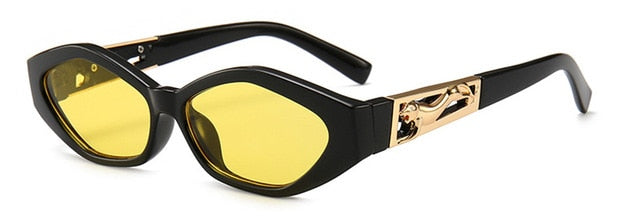 Diamond Cat-Eye Metallsonnenbrille – Ansicht 5